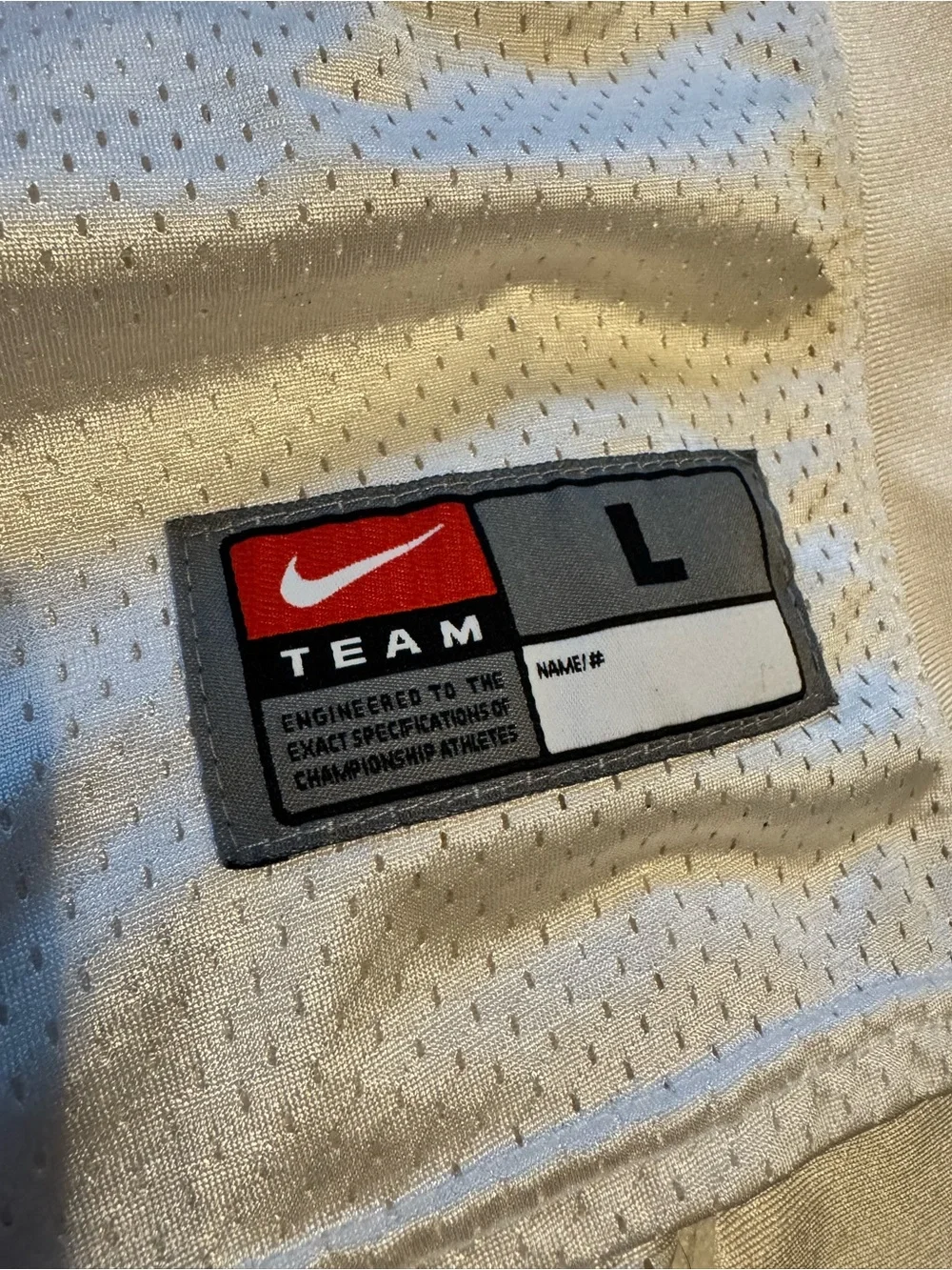 Nike White Georgia Football Jersey with Red & Black Accents